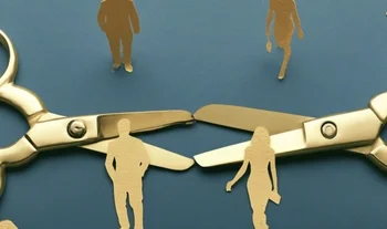 scissors chopping little bankers 
